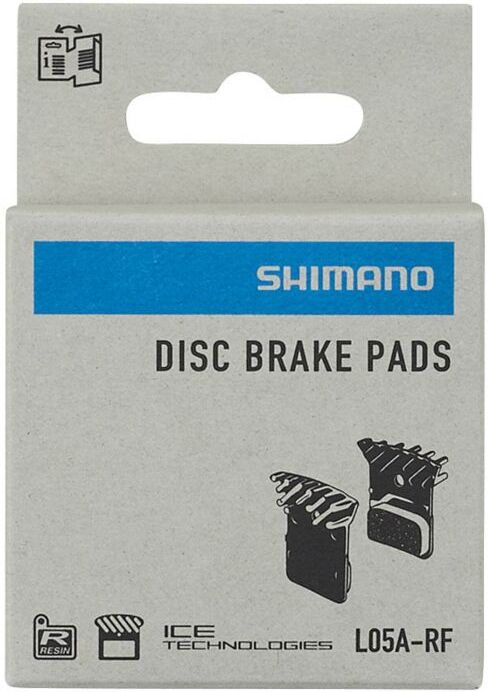 Shimano L05A-RF Resin Disc Brake Pads - With Cooling Fins