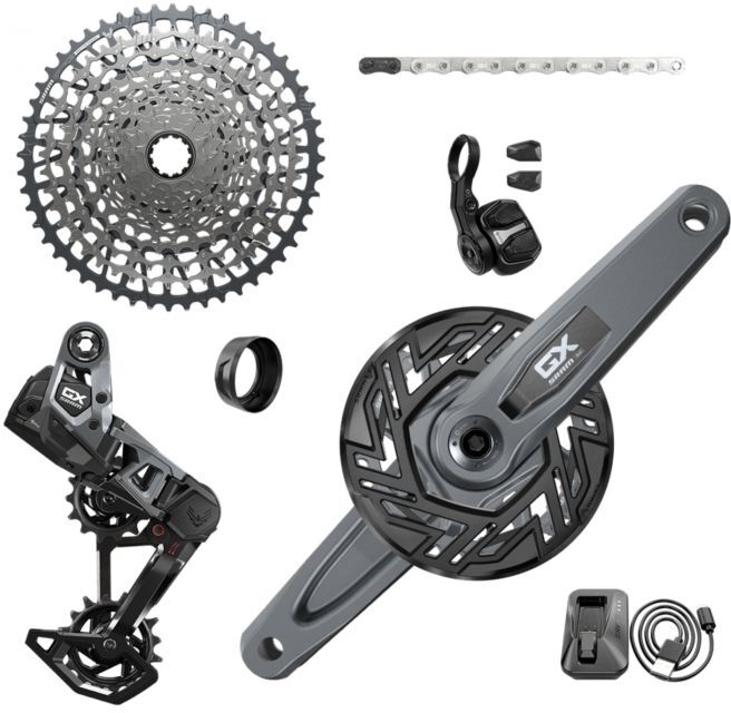 SRAM GX Eagle AXS T-Type 12-Speed E-MTB Groupset - 104 BCD