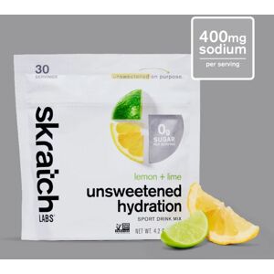 Skratch Labs Unsweetened Hydration Sport Drink Mix - Lemon And Lime120g Skratch Labs Unsweetened Hydration Sport Drink Mix - Lemon And Lime120g