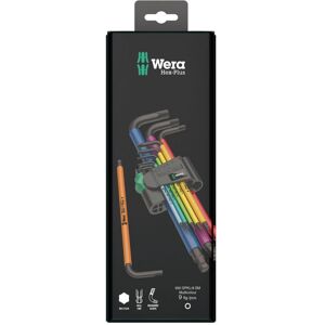 Wera Hex Key Set Multi Colour L Key 9pc 1.5-10mm - 073593