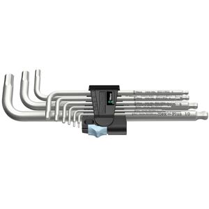 Wera 3950/9PKL SB Stainless Ballpoint Hex Key Set - 073544