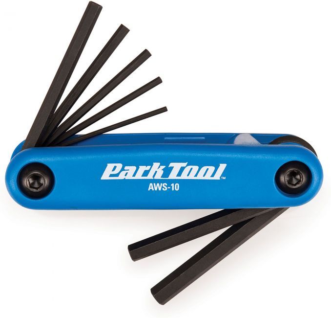 Park Tool AWS10C - Fold-Up Hex Wrench Set