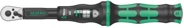 Wera Click-Torque Adjustable Torque Wrench - 1/4 Inch Square Drive2.5-25 Nm