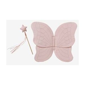 VERTBAUDET Butterfly Wings in Cotton Gauze + Magic Wand pink