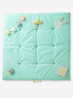 VERTBAUDET Soft Activity Mat, Funny Baby light green/print