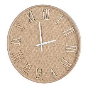 Clock Hessian Wall Mounted - 50cm