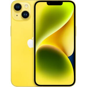 Apple iPhone 14 5G Dual SIM (512GB Yellow) at Â£99 on Pay Monthly 100GB (24 Month contract) with Unlimited mins & texts; 100GB of 5G data. Â£41.99 a month.