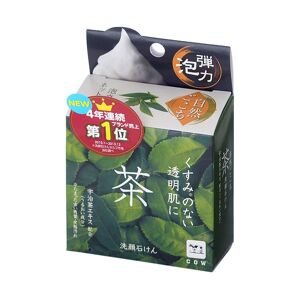Cow Brand Soap - Natural Goto Green Tea Face Wash Soap 80g