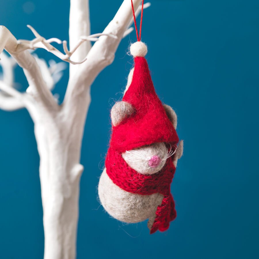 Pachamama Hanging Christmas Tree Decoration - Mouse