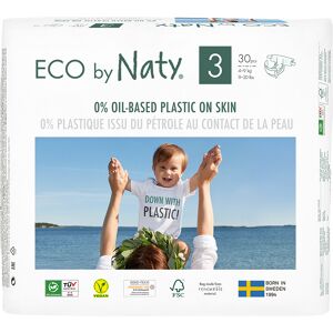 Eco By Naty Disposable Nappies Size 3 - Midi - Pack of 30