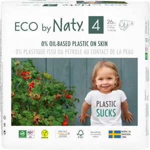 Eco By Naty Disposable Nappies Size 4 - Maxi - Pack of 26