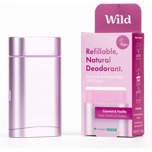 Wild Purple Case and Coconut & Vanilla Deodorant Starter Pack - 40g