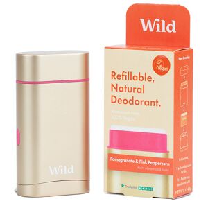 Wild Gold Case and Pomegranate & Pink Peppercorn Deodorant Starter Pack - 40g