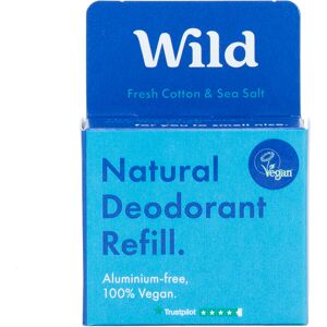 Wild Men's Fresh Cotton & Sea Salt Deodorant Refill - 40g