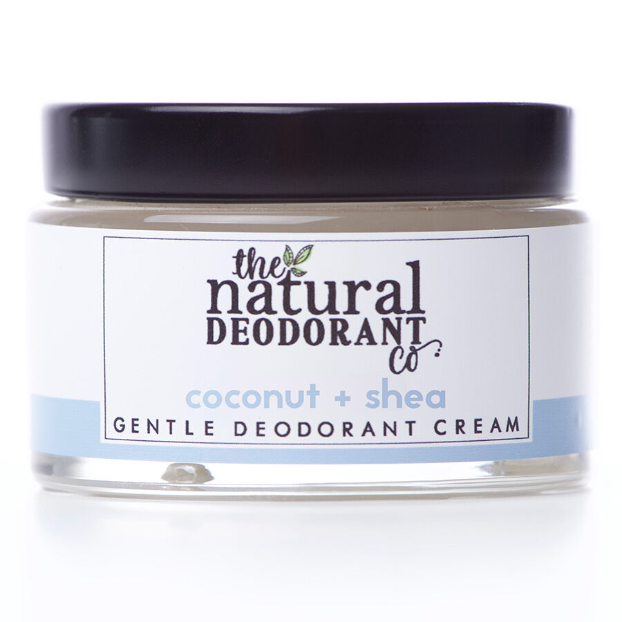 The Natural Deodorant Company Natural Deodorant Co Gentle Deodorant Cream - Coconut & Shea (Unscented) - 55g