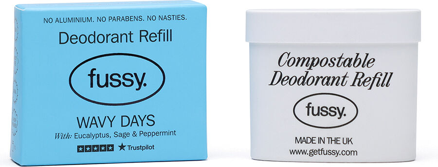 Fussy Natural Deodorant Refill - Wavy Days - 40g