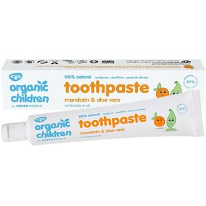 Green People Organic Children's Fluoride Free Toothpaste - Mandarin & Aloe Vera - 50ml