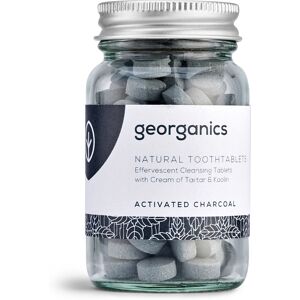 Georganics Toothpaste Tablets - Activated Charcoal - 120 Tabs