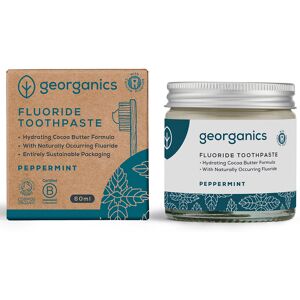 Georganics Fluoride Toothpaste - Peppermint - 60ml