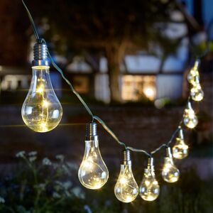 Smart Garden Solar Powered Eureka Lightbulb String Light - 10