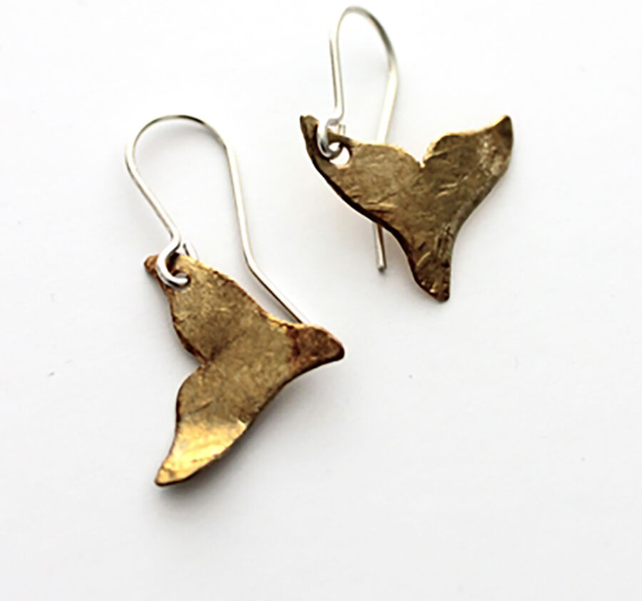 La Jewellery Recycled Brass Free Lolita Earrings