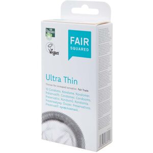 Fair Squared Vegan Condoms - Ultra Thin - Pack of 10