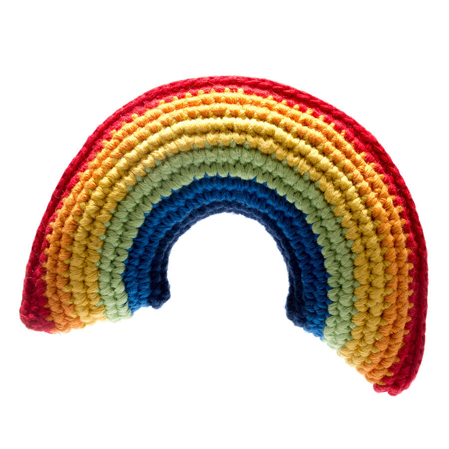 Natural Collection Select Crochet Cotton Rainbow Baby Toy