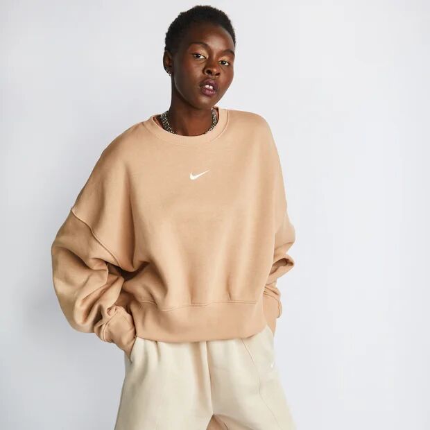 Nike Sportswear Trend - Women Sweatshirts  - Brown - Size: 2X-Small