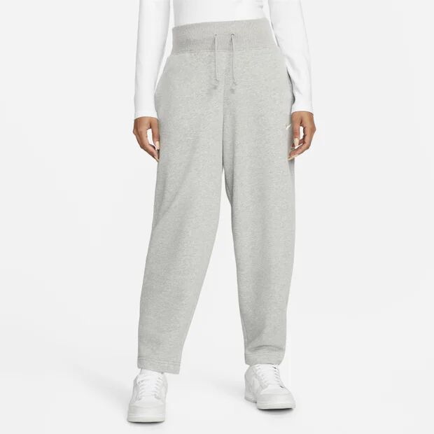 Nike Sportswear Phoenix High-waisted Curve - Women Pants  - Grey - Size: Medium