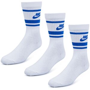 Nike Everyday Essential Crew 3 Pack - Unisex Socks  - White - Size: 2 - 5