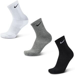 Nike Everyday Cushioned Crew 3 Pack - Unisex Socks  - White - Size: 5 - 8