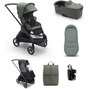 Bugaboo Dragonfly Essential 6 Piece Bundle in Forest Green / Black