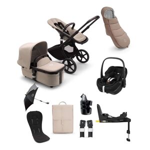 Bugaboo Fox 5 Essential Pushchair Bundle with Maxi-Cosi Pebble 360 Pro (9 pieces) - Desert Taupe