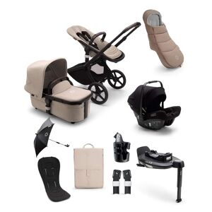 Bugaboo Fox 5 Ultimate Pushchair Bundle with Turtle Air 360 (9 pieces) - Desert Taupe