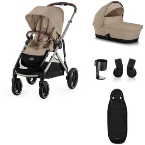 Mamas & Papas Cybex Gazelle S Pushchair 5 piece Bundle - Almond Beige