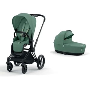 Cybex Priam 3 Piece Pushchair Bundle - Leaf Green/Matt Black