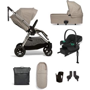 Mamas & Papas Flip XT&#179; Pushchair Complete Bundle with Cybex Aton B2 Car Seat & Base (7 Pieces) - Fawn