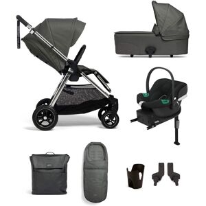 Mamas & Papas Flip XT&#179; Pushchair Complete Bundle with Cybex Aton B2 Car Seat & Base (7 Pieces) - Harbour Grey