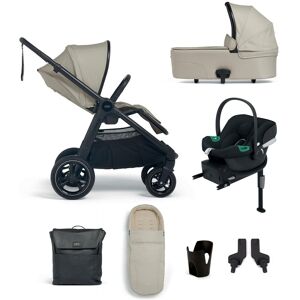 Mamas & Papas Ocarro Pushchair 7 Piece Complete Bundle with Aton B2 Car Seat & Base - Sandstone