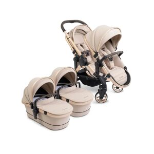 iCandy Peach 7 Twin Pushchair Bundle - Biscotti