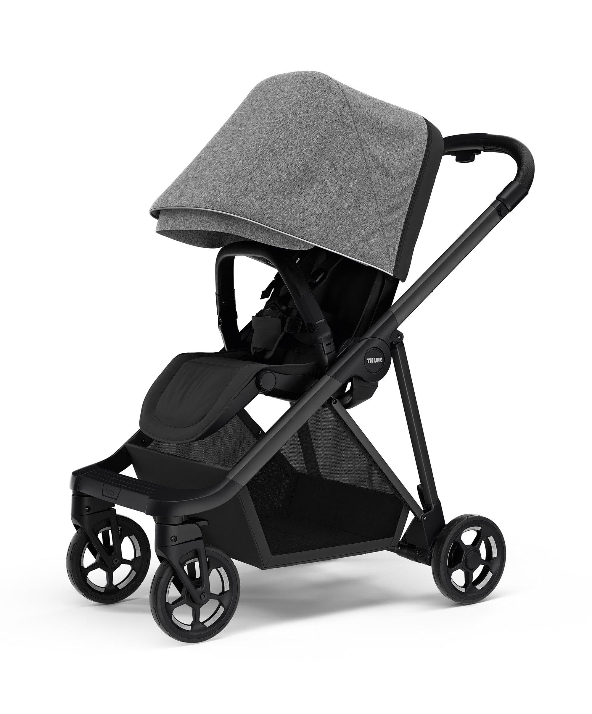 Thule Shine Stroller - Grey Melange on Black