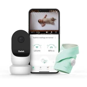 Owlet Baby Monitor Duo: Smart Sock 3 and Cam 2 - Mint