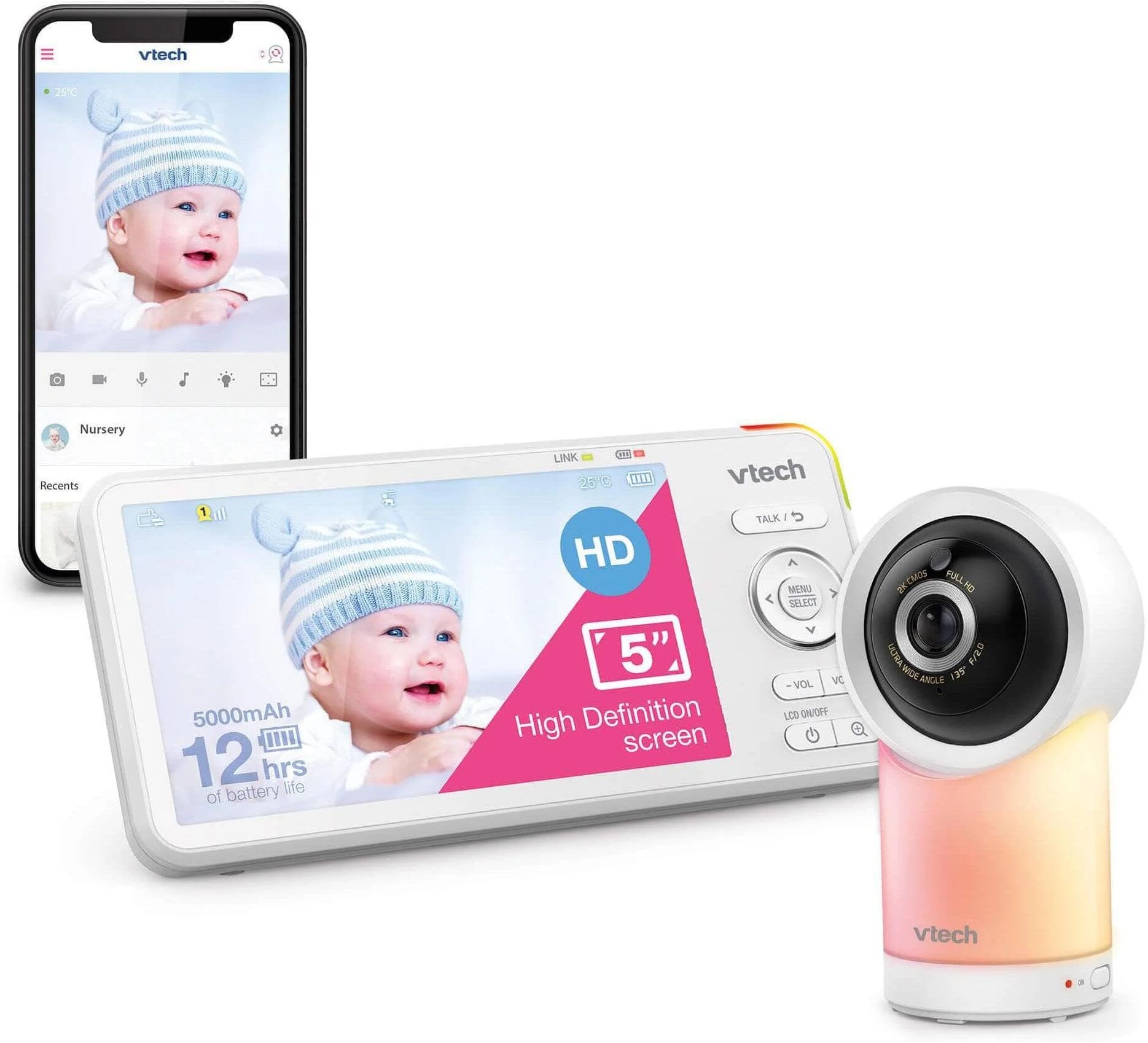 VTech RM5766HD Smart Video Baby Monitor