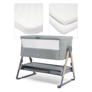 Mamas & Papas Lua Crib Grey Sheet Bundle - White