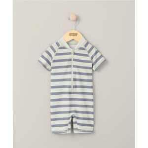 Mamas & Papas Short Sleeve Rashsuit Swimwear - Stripe  - 12-18 Months