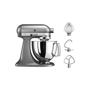 KitchenAid 5KSM125BCU 4.8 Litre ARTISAN Stand Mixer, Contour Silver