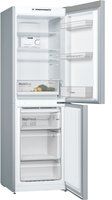 Bosch KGN34NLEAG E Rating 60cm No Frost 50/50 Fridge Freezer, Silver