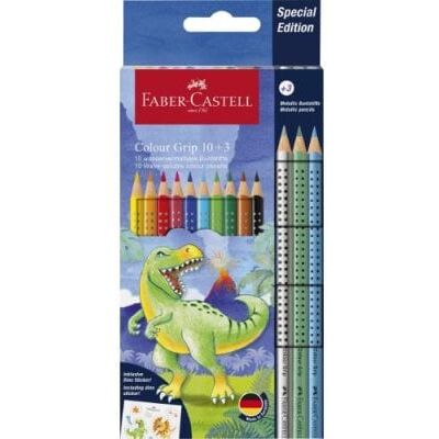 Colour Grip Colouring Pencils- Dinosaur Colour Grip Colouring Pencils- Dinosaur