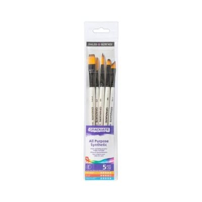 Daler-Rowney Graduate - 5 Brush Synthetic Watercolour Set Daler-Rowney Graduate - 5 Brush Synthetic Watercolour Set