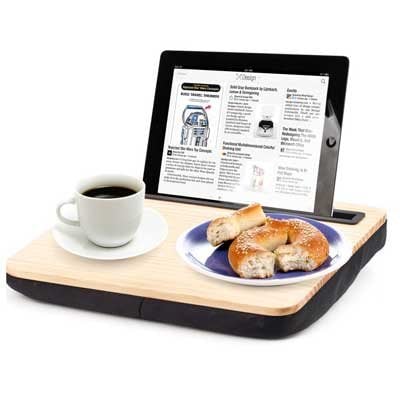 Kikkerland Wood iBed Lap Desk - Wooden, Non-slip, Compatible with iPad Kikkerland Wood iBed Lap Desk - Wooden, Non-slip, Compatible with iPad